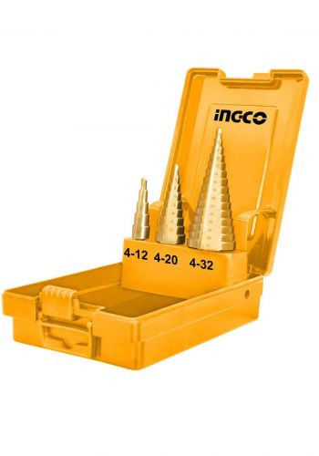Ingco - aksds0301  
Set of 3 cone drill bits   مجموعة من 3 لقم ثقب مخروطي