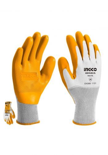 Ingco - hgvl08-xl   Latex gloves industrial chemicals قفازات لاتكس كيماويات صناعية