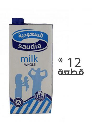 سيت حليب السعودية كامل الدسم (12 قطعة *1 لتر)