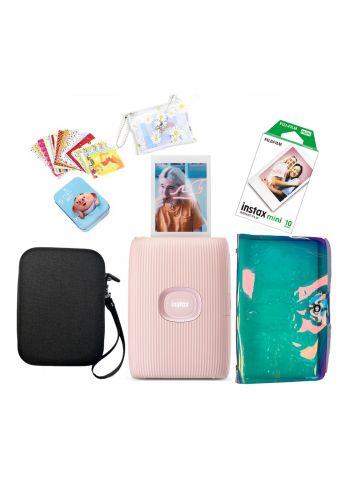 طابعة صور ميني مع هدايا من فوجي فيلم Fujifilm Instax Mini Link 2 Wireless Smartphone Printer