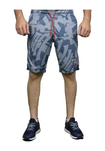 شورت رجالي باللون الازرق والرصاصي من سبيد لايف Speed Life Men's Shorts 