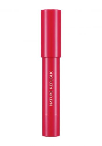 احمر شفاه 5.2 غرام الدرجة 01 من نيجر ريببلك Nature Republic By Flower Eco Crayon Lip Rouge - Candy Pink 
