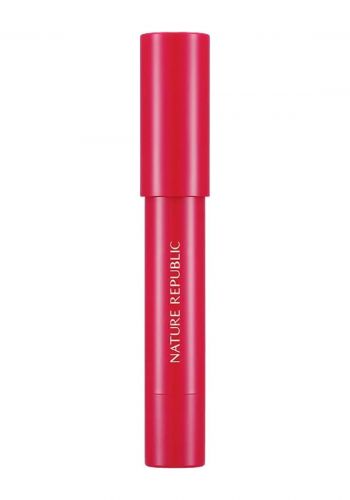 احمر شفاه 5.2 غرام الدرجة 01 من نيجر ريببلك Nature Republic By Flower Eco Crayon Lip Rouge - Candy Pink 
