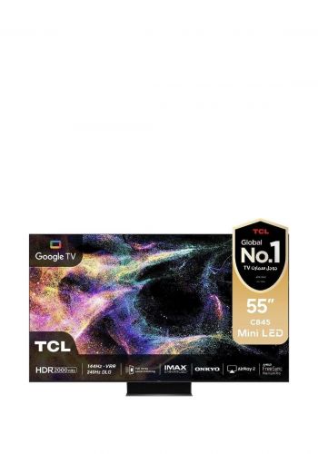 شاشة تلفاز ذكية 55 انش من تي سي ال  TCL 55C845 Mini LED 55" 4k UHD Smart TV 