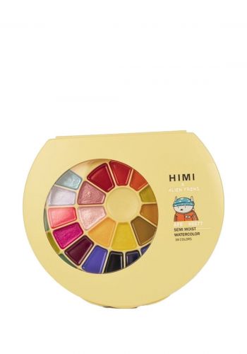 الوان مائية 38 لون من هيمي اكس Himi X Alien Frens Semi Moist Watercolour Paint Set