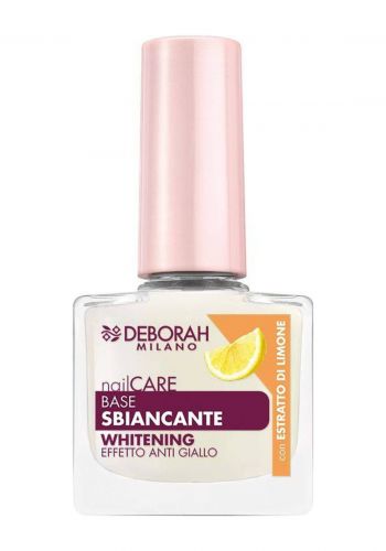 مصحح لمعالجة طبقة الاظافر  بنكهة الليمون من ديبورا Deborah Nail Care Base Sbiancante Whitening Effetto