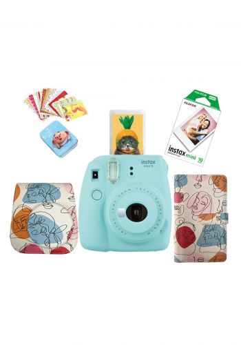 كاميرا فورية ميني 9 مع هدايا من فوجي فيلم Fujifilm Instax Mini 9 Camera