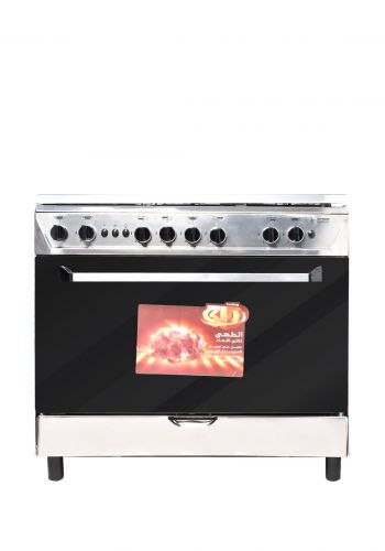 طباخ اكسترا سمايل ستيل خمس عيون 60*90سم من فريش Fresh gas cooker