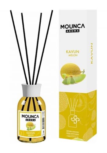 معطر جو مع عيدان برائحة البطيخ  110 مل من مونكا Mounca Reed Diffuser Melon  