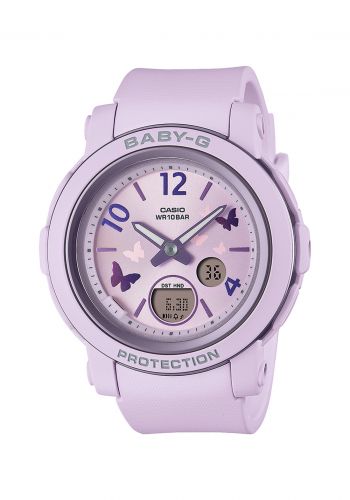 ساعة جي شوك نسائية بنفسجي اللون من كاسيو Casio G-SHOCK BGA-290BD-6ADR Watch