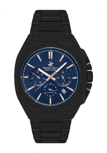 ساعة يد رجالية باللون الاسود من بيفرلي هيلز بولو كلوب Beverly Hills Polo Club BP3210X.090 Men's Wrist Watch