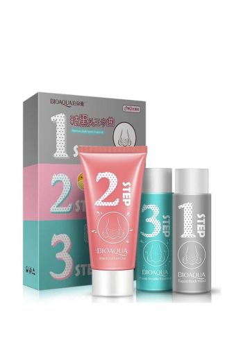  سيت ماسك الانف الثلاثي من بيواكوا Bioaqua Remove Blackhead Pores Triple Set 
