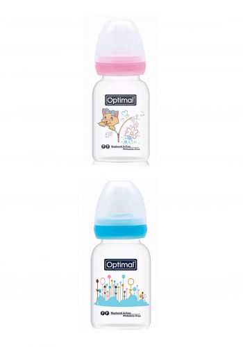 رضاعة للاطفال 140 مل من اوبتيمال Optimal Slim Waist Feeding Bottle