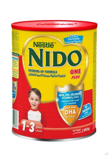 Nestle Nido Three Plus حليب نيدو تركيبة النمو للأطفال الصغار 1-3 سنوات 900 غم