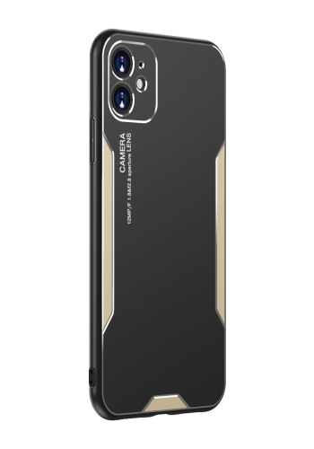 حافظة موبايل لجهاز آيفون 11 Fashion Case MS-10006 IT-21 Aluminum & Silicone Mixture Phone Case iPhone 11
