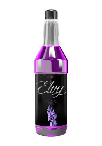 شراب مركز بنكهة اللافندر 750 مل من سافورا ايلفي Savora Elvy Lavender Flavored Syrup