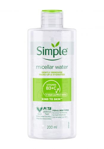 ماء ميسيلار لازالة المكياج 200 مل من سمبل Simple Micellar Water