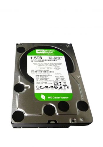 WD Green 1.5 TB Desktop Hard Drive: 3.5 Inch, SATA III, 64 MB Cache - WD15EARX هارد داخلي من ويسترن دجتل
