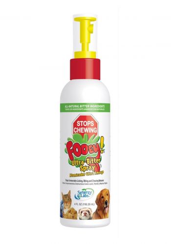 بخاخ مانع العض للكلاب 118 مل من فوي Fooey Ultra-Bitter Spray Stops Chewing