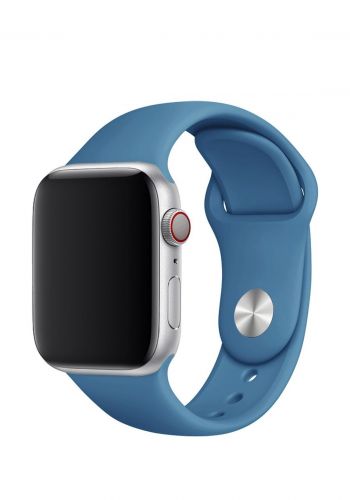 سوار سيليكون لساعة أبل Silicone Apple Watch Band -Ocean Blue