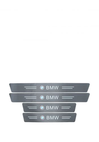 Car Door Protection Carbon Stickers - BMW قطع لاصقة كاربون حماية باب السيارة شعار بي ام دبليو