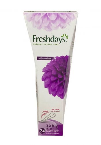 فوط صحية  24 قطعة من فريش دايز  Freshdays Pantyliners Daily Comfort String 24 Pad