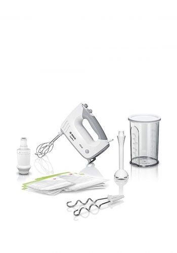 خلاط يدوي مع نظام شفط 450 واط من بوش Bosch MFQ364V0 Ergomixx Hand Mixer With Vacuum System