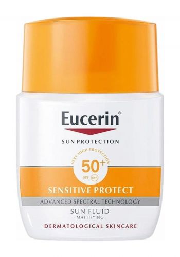 واقي شمس للبشرة الحساسة 50 مل من يوسيرين Eucerin Senstive Protect Sun Fluid Spf 50