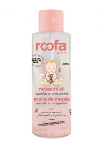 زيت تدليك بخلاصة الكالينديولا للاطفال 100 مل من روفا Roofa Spain Massage oil