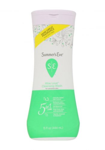 غسول نسائي الو لوف 444 مل من سمر ايف SUMMERS EVE SENSITIVE CLEANSING WASH