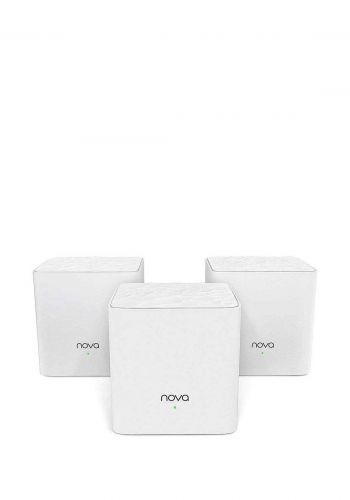 نظام شبكي واي فاي منزلي Tenda MW3 3-Pack AC1200 Whole Home Mesh WiFi System-White