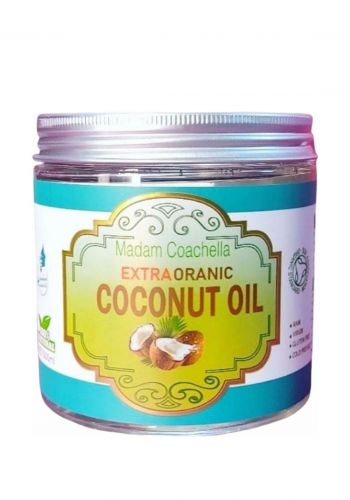 زيت جوز الهند العضوي 500 مل من مدام كوتشيلا Madam Coachella Extra Organic Coconut Oil