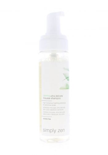 شامبو لطيف للغاية لفروة الرأس الحساسة 200 مل من سمبلي زينSimply Zen Calming Ultra Delicate Mousse Shampoo