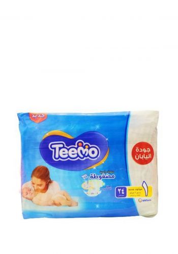  حفاظات للأطفال عادي رقم 1 حتى 4 كيلو 24 قطعة من تيمو Teemo Baby Diapers