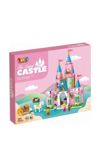 لعبة تركيب القلعة السحرية 695 قطعة من جن دا لونك تويز Jun Da Long Toys 9538 Building Blocks: Magic Castle 