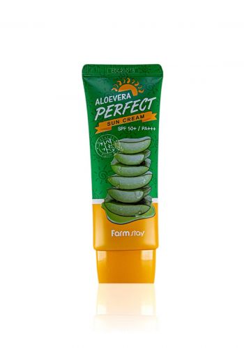 واقي الشمس بخلاصة الصبارمن فارم ستي الكورية SPF50 Farmstay Aloe Vera Suncream 70 g