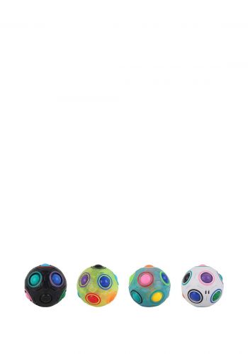 لعبة كرة قوس القزح بقطر 6 سم  Rainbow Ball Stress Relief Toy