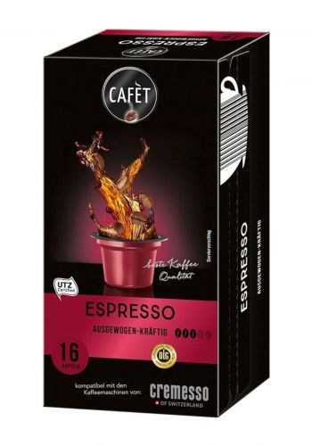 كبسولات اسبريسو 16 قطعة من كريميسو Cremesso Cafet Coffee Capsules Espresso 16 pieces 