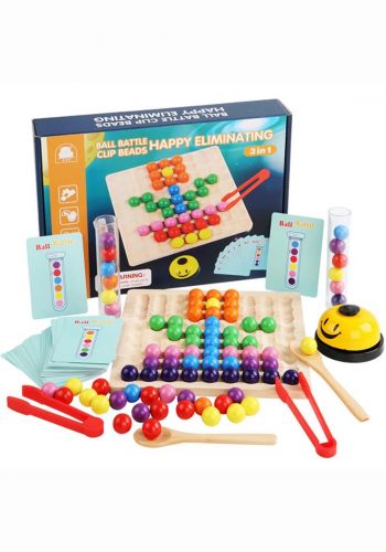 لعبة الخرز الخشبية التعليمية للاطفال Wooden Beads Game