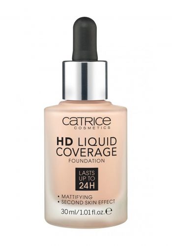 كريم اساس سائل 30مل من كاترس Catrice HD Liquid Coverage Foundation 010