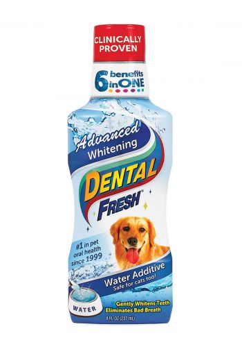معطر فموي للكلاب 237 مل Dental Fresh Dog Original Formula