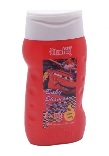 شامبو ومكيف ومنعم شعر سيارات للاطفال 236 مل من سلفر فش Silverfish 3-In-1 Shampoo, Conditioner, Revitalizing