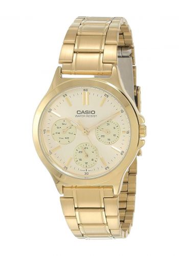 ساعة نسائية من كاسيو  Casio LTP-V300G-9AUDF Wrist Watch For Women 