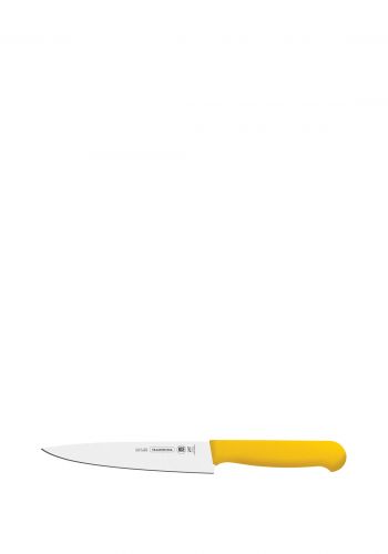 سكين 25 سم كاربون عالي يدة  صفراء من ترامونتينا Tramontina 24620/050 knife 