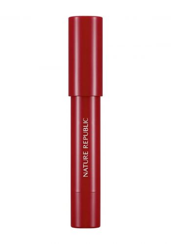 احمر شفاه 5.2 غرام الدرجة 05 من نيجر ريببلك Nature Republic By Flower Eco Crayon Lip Rouge - Burgundy Red  