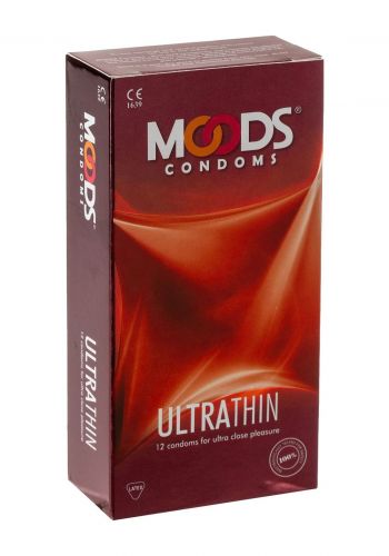 واقي ذكري رقيق جداَ 12 قطعة من مودس Moods Condoms Ultra Thin