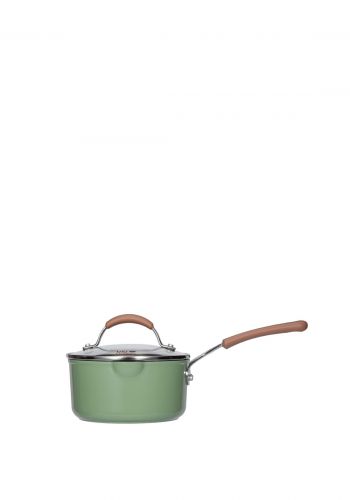 قدر طبخ الطعام بسعة 18 سم مع غطاء زجاجي Food cooking pot