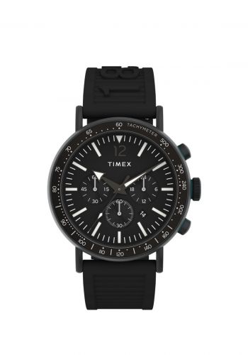 ساعة يد رجالية باللون الاسود من تايمكس Timex TW2V71900 Men's Watch