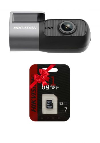 كاميرا لوحة القيادة مع هدية رام 64GB من هيكفيجن HIKVision AE-DC2018-D1 F2.0 Dashboard Camera with 64GB RAM  