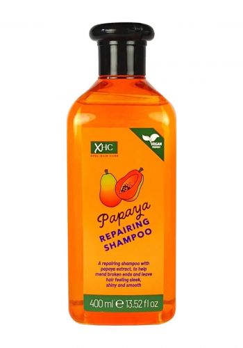 شامبو لإصلاح الشعر بالبابايا 400 مل من  إكس إش سي  Xhc  Papaya Repairing Shampoo